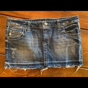 Denim Mini Skirt